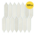 Axyaa 3D Green Tile Sticker, Self-adhesive Backsplash for Kitchen & Bathroom
