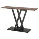 Axyaa Industrial Entryway Console Table, 43 Inch Home Furniture