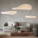 Axyaa Silk Ceiling Chandelier LED Pendant Light for Modern Living Room Dining Bedroom