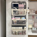 Axyaa Fabric Hanging Organizer with Large Pockets - Foldable Multi-layer Storage Holder