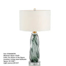 Axyaa Nordic Glaze Table Lamp LED Light Living Room Bedroom Study Hotel