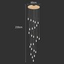 Axyaa Crystal Chandeliers for Modern Villas and Staircases