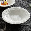 Axyaa Stone Pattern Ceramic Plate Set - Specialty Tableware