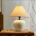 Axyaa Ceramic Floor Lamp: Retro Bedroom & Living Room Indoor Lighting