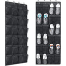 Axyaa 24 Pocket Shoe Organizer Closet Rack Space-Saving Storage Solution