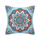 Axyaa Geometry Polyester Cushion Cover 45x45, Decorative Sofa Pillowcase Blue Yellow Black Home Décor