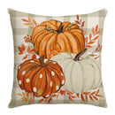 Axyaa Pumpkin Squirrel Print Thanksgiving Pillow Cover 45x45cm Holiday Decor