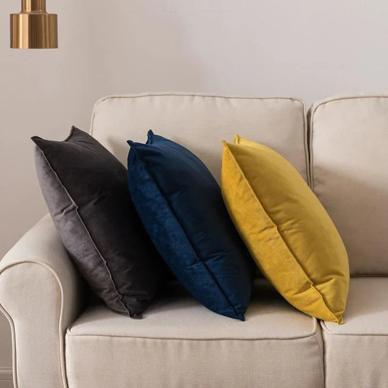 Velvet Cushion Cover 45*45 for Living Room Car Nordic Home Decor Axyaa