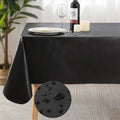 Axyaa Waterproof Buffalo Plaid Tablecloth for Dining Kitchen Outdoors