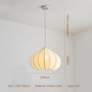 Axyaa Nordic Creamy Style E27 Pendant Light Bar Chandelier Lamparas