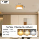 Axyaa Wood Grain Tube Light LED Ceiling Fixture
