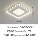 Axyaa Ultrathin LED Ceiling Lamp, Remote Dimming, Modern Living Room Light, Large Fixture
