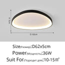Axyaa Nordic Minimalist LED Ceiling Light for Modern Living Room, Bedroom, and Study.