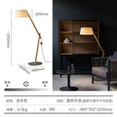 Axyaa Solid Wood LED Floor Lamp for Living Room Bedroom Study Tea House