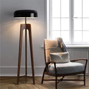Nordic Art Solid Wood Floor Lamp for Bedroom & Living Room Decor by Axyaa