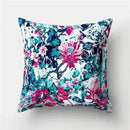 Axyaa Flower Bird Print Decorative Chair Cushion Pillowcase