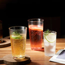 Axyaa Acrylic Transparent Tea Mugs Set - Multi-size Handy Water Glass Kitchen Drinkware
