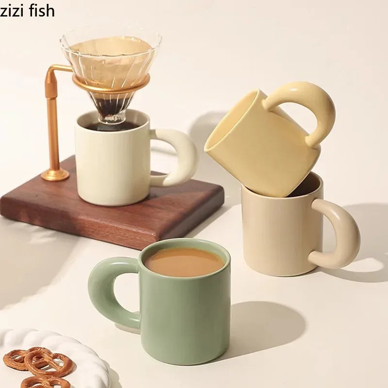 Axya Creative Beauty Ceramic Mug Set for Home & Office Use