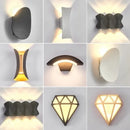 Axyaa LED Waterproof Wall Lamp Indoor/Outdoor Decorative Lighting for Garden, Corridor