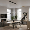 Axyaa Luxury Modern LED Chandelier Pendant Lights for Home Living Room