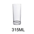 Axyaa Glass Water Cup: Transparent Drinking Glasses for Juice, Beer, and Coffee