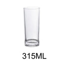 Axyaa Glass Water Cup: Transparent Drinking Glasses for Juice, Beer, and Coffee