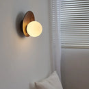 Axyaa Round Ball Glass Wall Sconces for Modern Home Décor