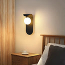 Axyaa Glass Ball LED Wall Sconce for Bedroom Living Room Stair Corridor