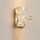 Axyaa Terrazzo Stone LED Wall Light for Bathroom Porch Hallway Waterproof Bedside Lamp