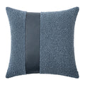 Faux Leather Textured Accent Pillow Cover in 9 Colors by Axyaa