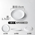 Axyaa Round Melamine Dinner Plate Set for Kitchen Tableware