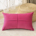 Axyaa Velvet Cross Lumbar Cushion Cover - Cozy Home Decor Pillow Case 30x50cm