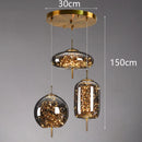 Axyaa Nordic Glass Pendant Light: Modern, Luxury, Small-Sized Design