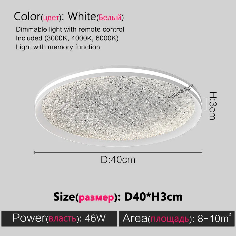 Axyaa Star LED Ceiling Light Bedroom Lamp Luxe Aluminum Modern Minimalist