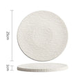 Axyaa Stone Ceramic Steak Serving Plate Set - Restaurant Tableware