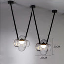 Axyaa Luxury Glass LED Pendant Chandelier for Home and Commercial Spaces.