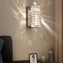 Axya Crystal LED Wall Lamp Chrome Stair Sconce Aisle Light for Home Hotel Decor