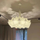 Axyaa Nordic Silk Chandelier Light for Home Decor in Living Room Bedroom Dining Loft