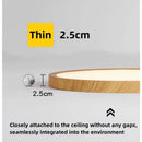 Axyaa Wood Grain LED Ceiling Light: Ultra-thin 3 Colors.