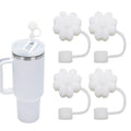 Axyaa Silicone Flower Straw Cover for Stanley Cup 30&40Oz Tumblers