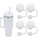 Axyaa Silicone Flower Straw Cover for Stanley Cup 30&40Oz Tumblers
