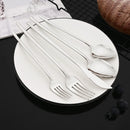 Axyaa Stainless Steel Cutlery Set - Fork Spoon Knife Dinnerware Flatware