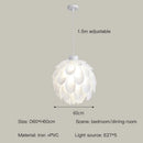 Modern Axyaa White Pendant Lamp Chandelier for Bedroom Living Dining Room Home Decor