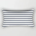Axyaa Nordic Grey White Geometric Square Pillowcase for Home Decor