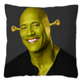 Axyaa Rock Face Cushion Cover: Funny Meme Throw Pillow for Home Decoration