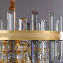 Axyaa Luxury Crystal Chandelier Pendant Light for Living Room and Bedroom