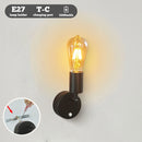 Axyaa LED Wall Lamp with Button Switch for Indoor Spaces