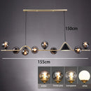 Axyaa Nordic Chandeliers: Dining Room Pendant Lights, Ceiling Hanging Lamps for Indoor Lighting