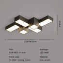 Axyaa Square LED Ceiling Light Modern Minimalist Geometry Creative Home Decor Lighting