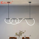 Axyaa Modern LED Ceiling Chandelier for Dining Room Kitchen Bar Lighting